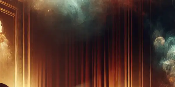 A cozy, intimate room with warm lighting and a vintage projector, evoking the allure of Japanese adult films.<a href=