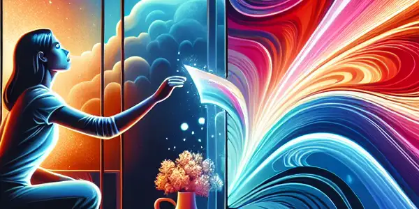 A cozy home scene featuring a relaxed person enjoying high-definition adult films on a large-screen TV.